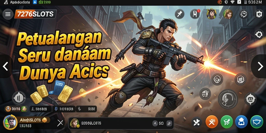 Gameplay seru 7276SLOTS dengan aksi mendebarkan.