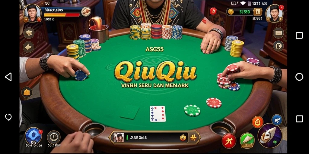 Screenshot gameplay QiuQiu yang mendebarkan di ASG55.