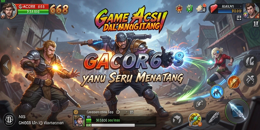 Tampilan gameplay GACOR668 yang penuh aksi dan seru.