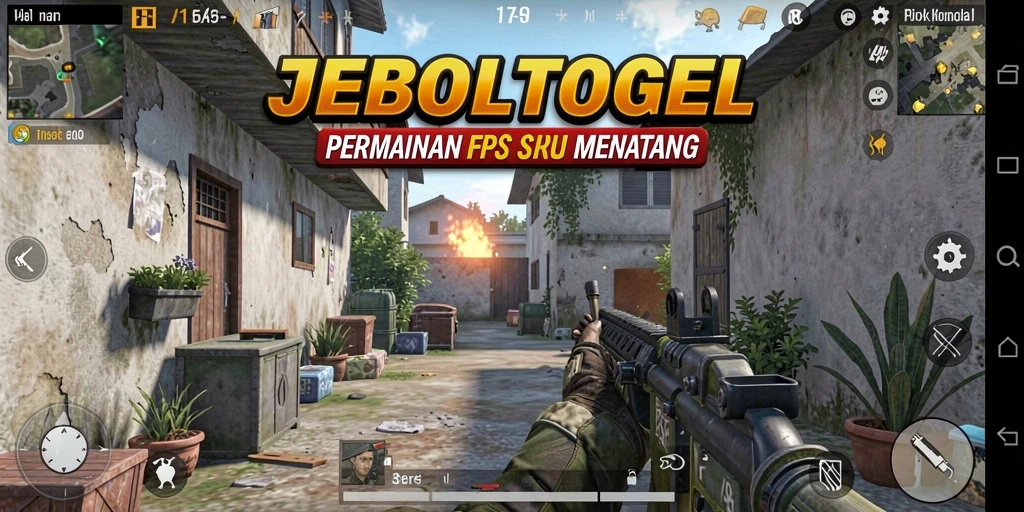 Tangkapan layar menampilkan aksi tembak-menembak seru dalam JEBOLTOGEL.