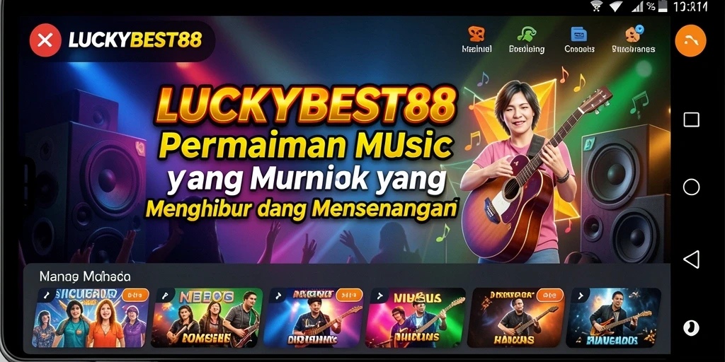 Tampilan gameplay LUCKYBEST88 yang menyenangkan dan interaktif.