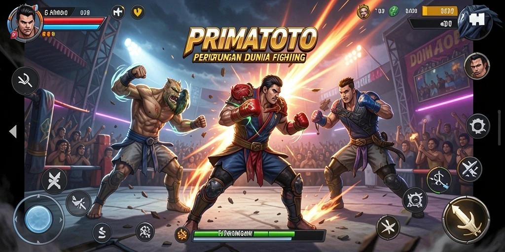 Tampilan gameplay menegangkan dari PRIMATOTO dengan grafis mendebarkan.