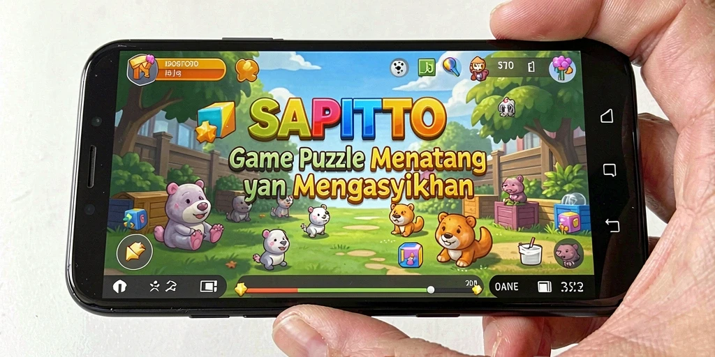 Tampilan gameplay SAPITOTO yang menantang dan penuh warna.