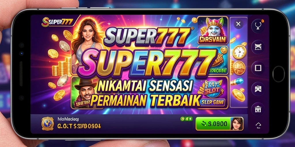 Tampilan grafis menarik dalam screenshot gameplay Slot SUPER777.