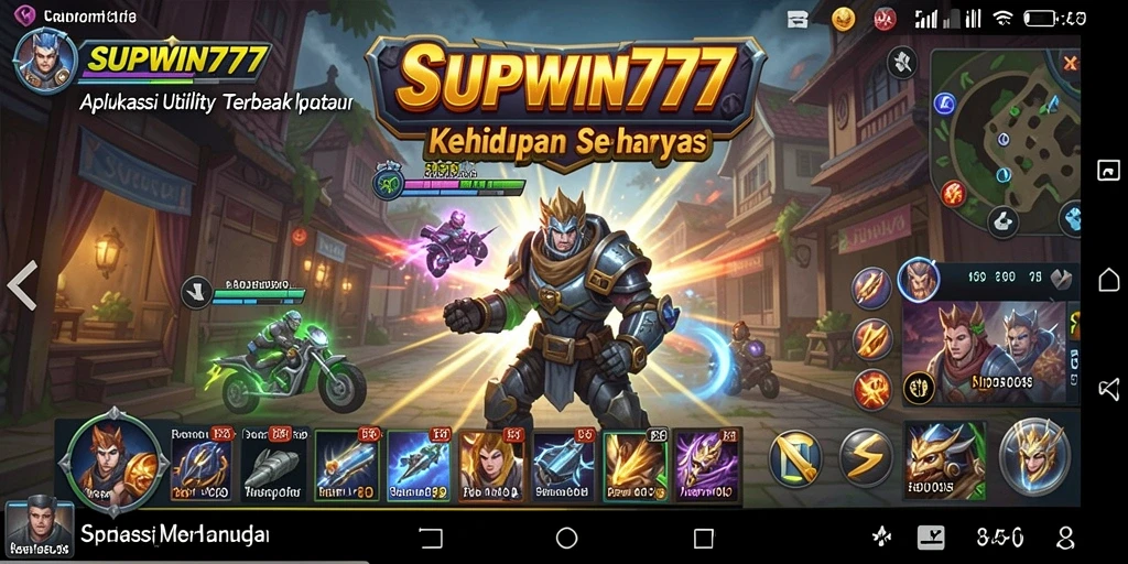 Tampilan utama SUPWIN777 yang informatif dan interaktif.